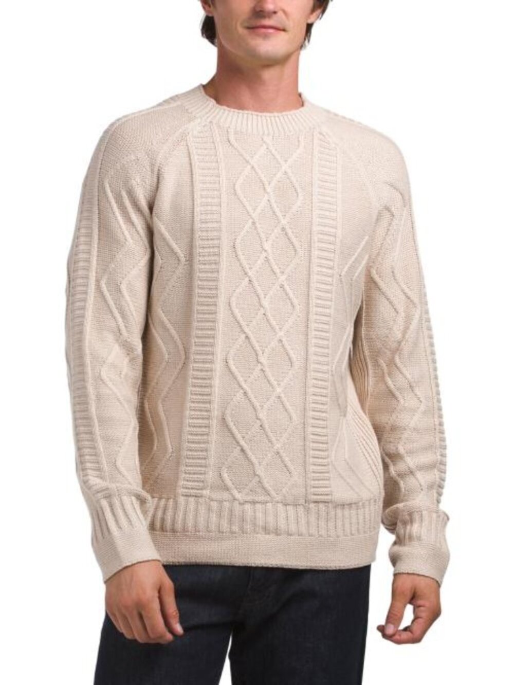 HUNTER Cable Crew Neck Sweater